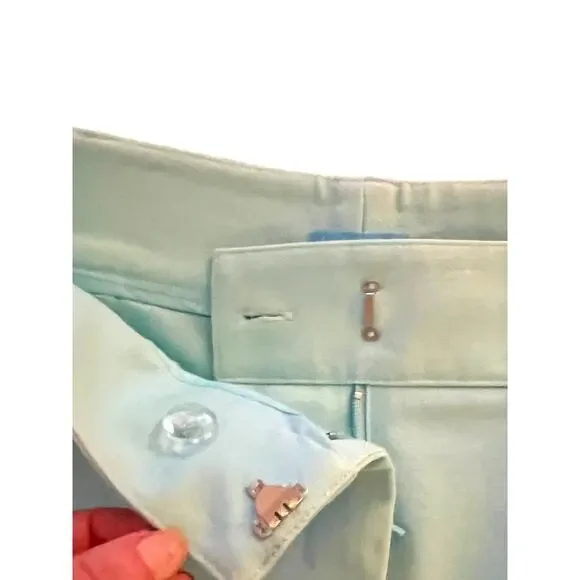 J.McLaughlin Scalloped Hem Mint Green Shorts - Size 6 - Picture 4 of 11